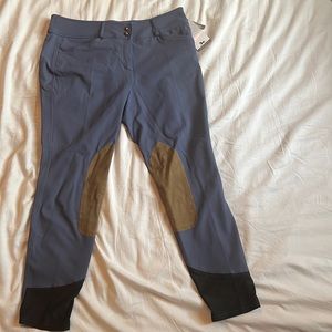 RJ Classics natural rise Gulf breeches Crown Blue color